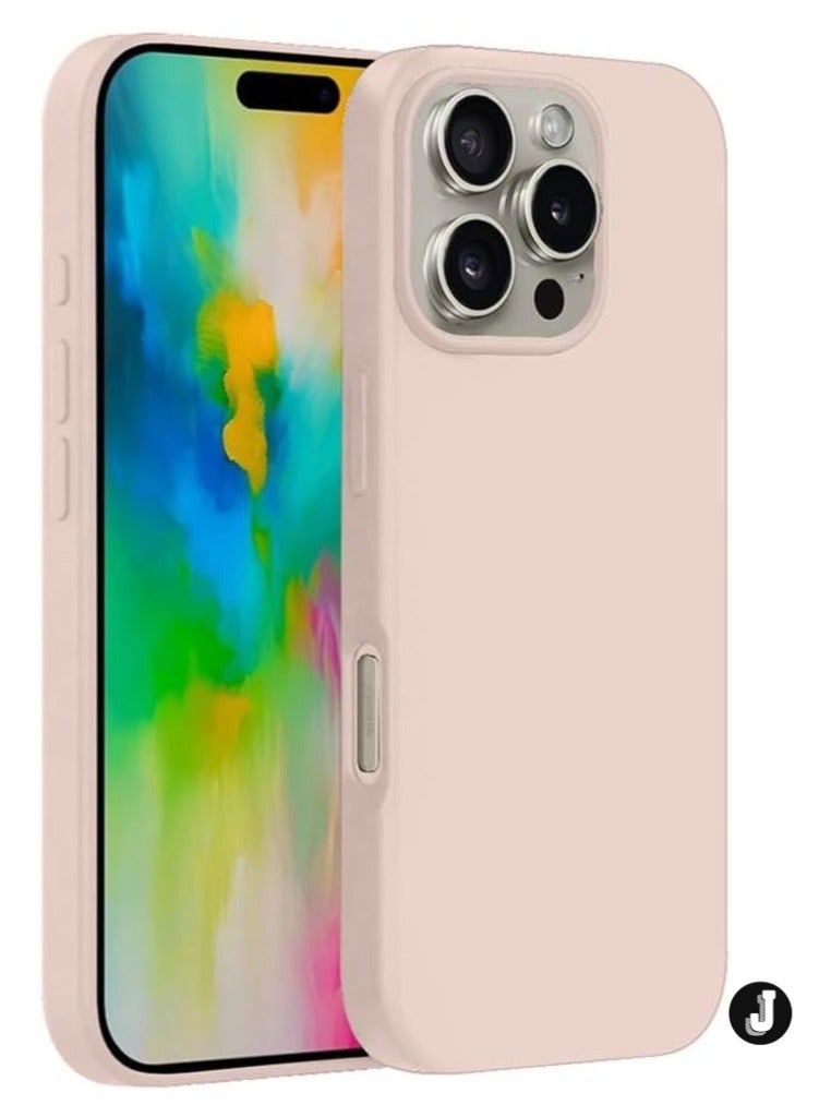 JAJEEK "NEW Liquid Silicone Case for iPhone 16 Pro - Ultra Slim Design, Soft Anti-Scratch Microfiber Lining & Drop Protection" - Image 1