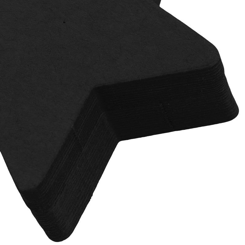 100pcs Star Shaped Black Kraft Paper Tags With Holes For Gift Wrapping Party Favors Holiday Decorations - Image 4
