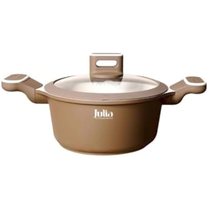 Julia EliteProf Casserole With Lid 20CmBrownBeige - Image 2