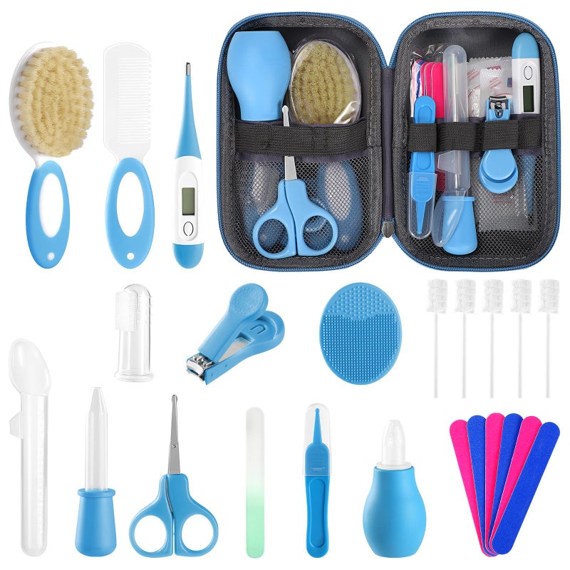 Baby Healthcare and Grooming Kit for Newborn Kids 24PCS Upgraded Safety Baby Care Kit Newborn Nursery Health Care Set Baby Care Products
