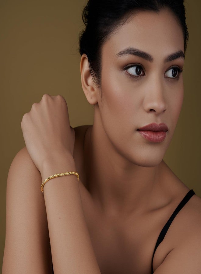 LeCalla 925 Sterling Silver Adjustable Bolo Bracelets for Women | 14K Gold-Plated Handmade Italian Beaded Ball Chain Bracelet - Image 2