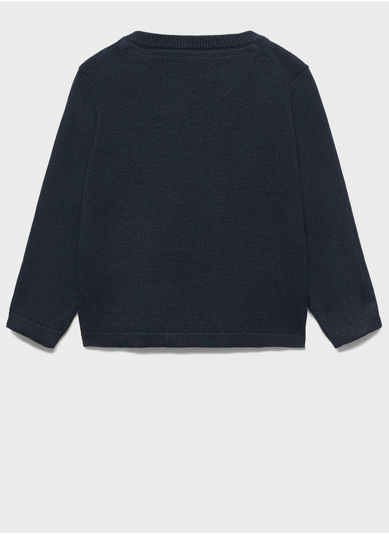 MANGO - Infant V-Neck Sweater - Image 1