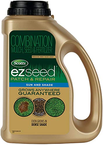 Scotts EZ Seed Patch & Repair Sun and Shade Mulch, Grass Seed, Fertilizer Combination for Bare Spots and Repair, 3.75 lb, Brown - Image 4