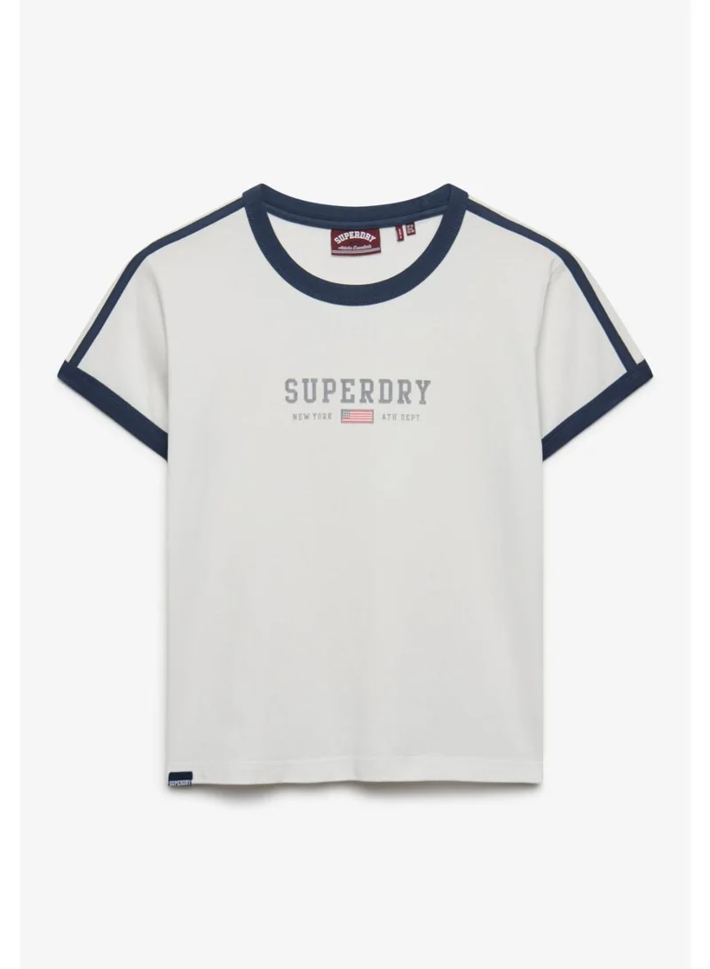 Superdry Athletic Essentials Graphic Ringer T-Shirt