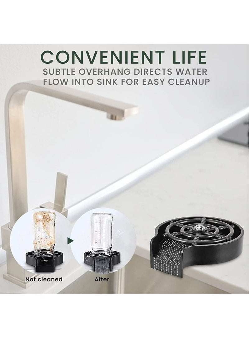 Kitchen Sink Glass Washer, High Pressure Quick Automatic Glass Washer, Faucet Glass Washer Cleaning Accessories, Baby Bottles And Various Drinking Glasses  - Image 5