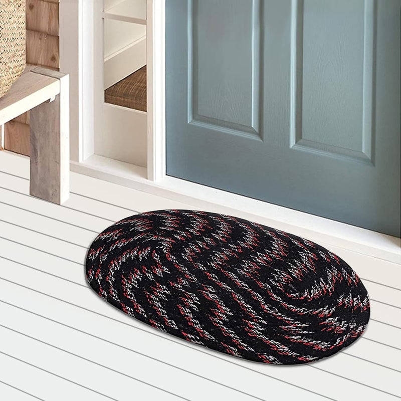 Kuber Industries Pack of 2 Anti-Skid Doormats for home - Image 2
