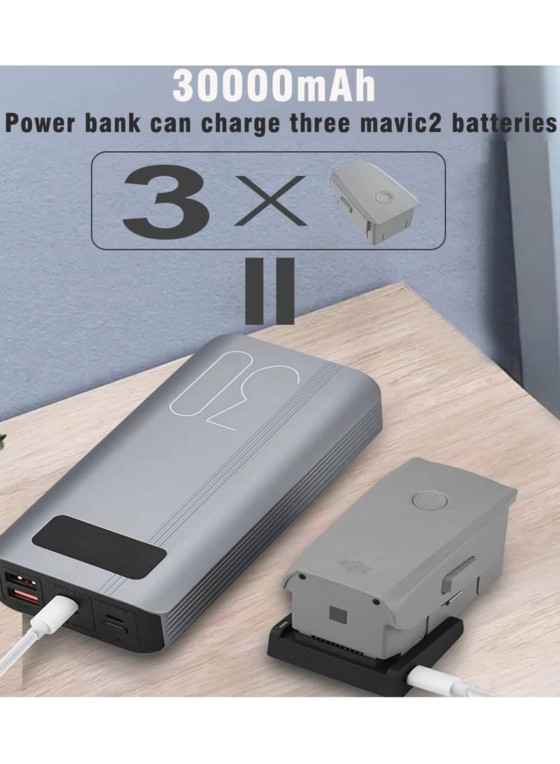 Mavic Air 2 and Air 2S Charging Hub, Mini Portable Battery Charging with Type-c for DJI Dajiang AIR2 AIR2S Drone, MAKINGTEC UAV Intelligent Flight Battery Accessory Charging. - Image 3