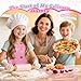 Windidi Kids Baking Cooking Set Real Toddler Kid Apron Kids Knife Set for Real Cooking BasketFoodGrade MaterialMontessori Toddler Kitchen Tools Christmas Birthday Gift for 310 Year Old Girls Boys - Image 4