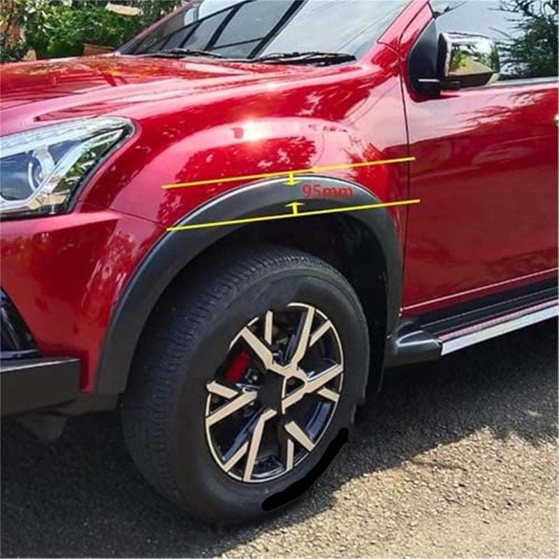 QASULER Car Fender Flares for Isuzu Mu-X 2017-2020 - Image 4