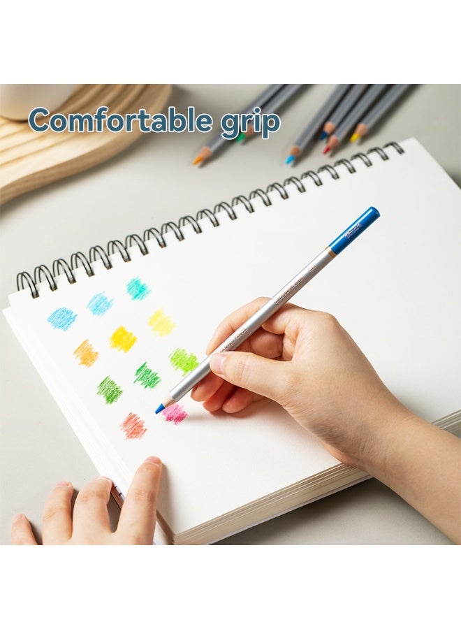 Deli EC300-36 Colored Pencils Set - 36 Vibrant Colors, Soft 4.0mm Lead, Pre-Sharpened for Blending, Layering, and Shading - Image 5