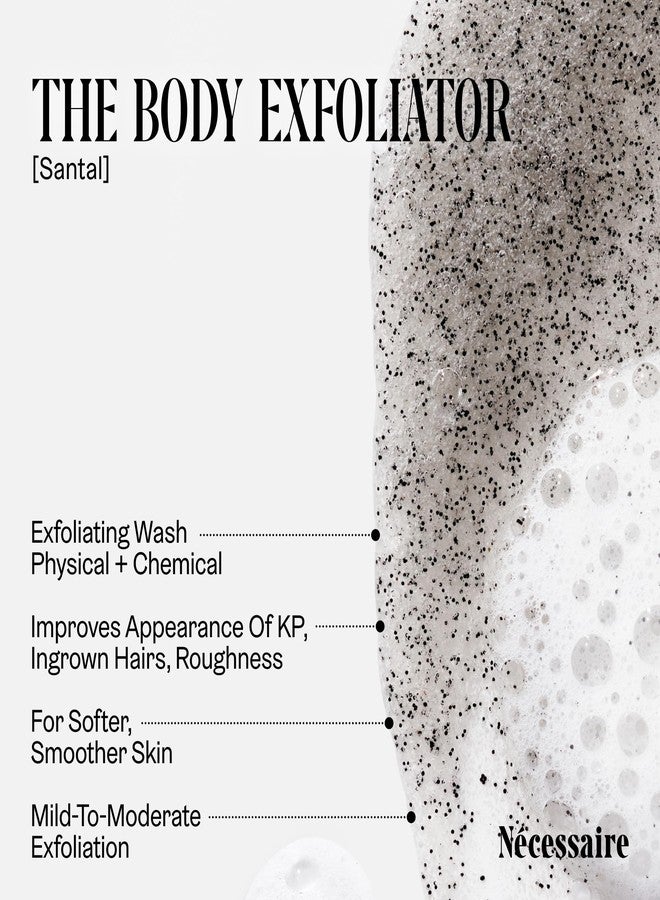 Nécessaire The Body Exfoliator. Santal. AHA/BHA/PHA. Resurface Skin. Smooth KP and Rough Patches. Hypoallergenic. Dermatologist-Tested. 180 ml / 6.1 fl oz - Image 4