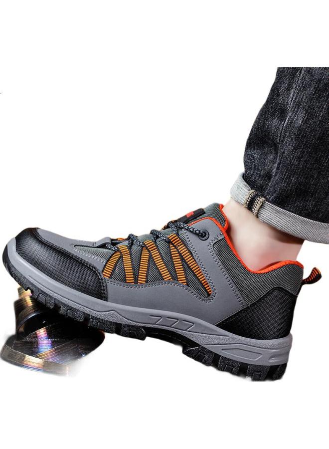 Old housekeeper Laoguanjia Safety Shoes For Men, Steel Toe, Anti-Smashing, Puncture-Resistant, Breathable, Safety Work Shoes, Electrician Insulated Wear-Resistant Hiking Shoes 508 39 - Image 2
