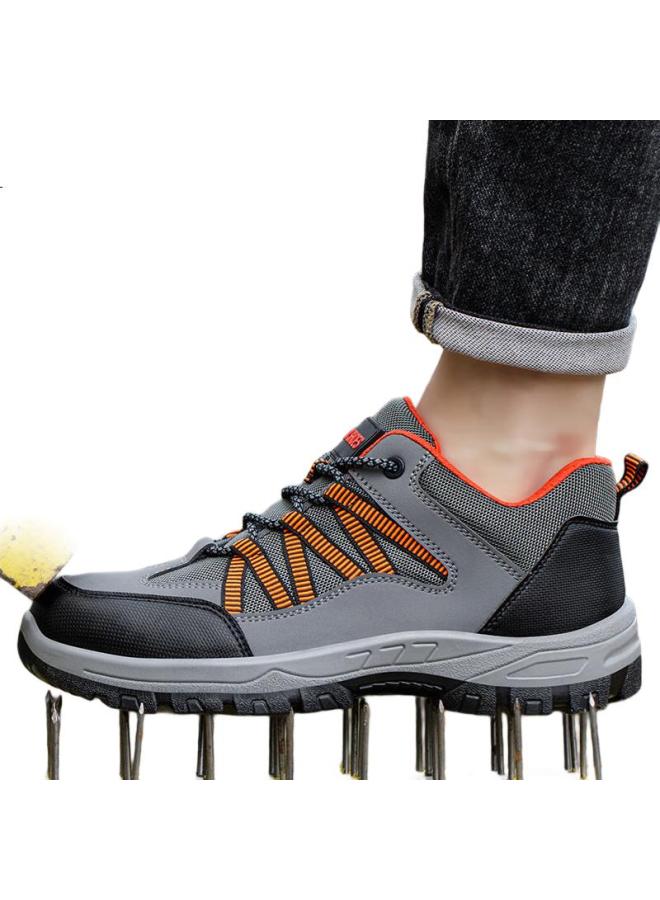 Old housekeeper Laoguanjia Safety Shoes For Men, Steel Toe, Anti-Smashing, Puncture-Resistant, Breathable, Safety Work Shoes, Electrician Insulated Wear-Resistant Hiking Shoes 508 39 - Image 3