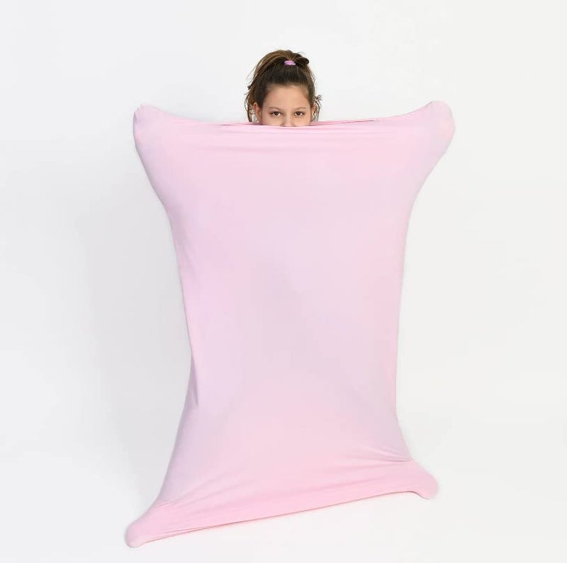 The Yogis Sensory Sack, Body Sock, Calming Therapy Blanket, Sensory for Stress Relief, Anxiety, Autism, ADHD, ADD, Tactile Items for Therapeutic Play, Kids Fidget Toy, - Red Color - (medium) - Image 4