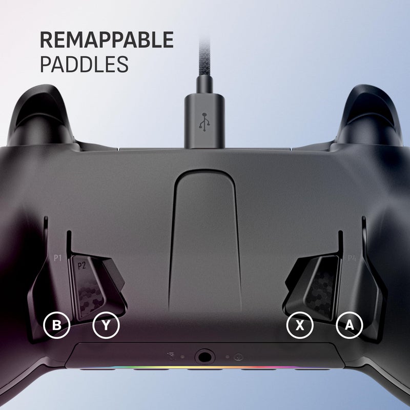 SCUF ENVISION Wired V2 (2025) PC Only Gaming Controller â€“ Anti-Drift Thumbsticks â€“ Five Remappable G-Keys â€“ Remappable Back Paddles â€“ Black - Image 3