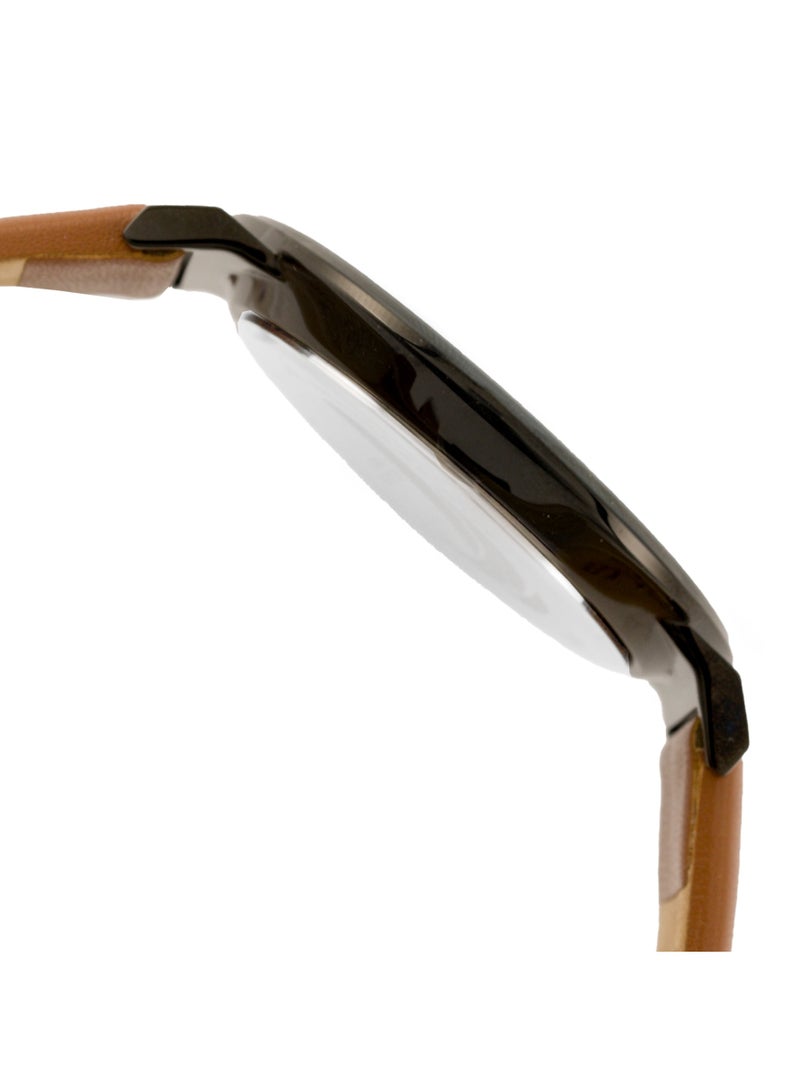 BLADE Wanderer Noir 3683G1NND SS & Leather Date Men's Watch - Image 3