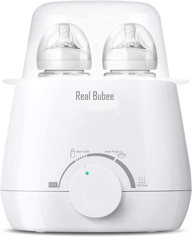 Baby Bottle Warmer, Steam Sterilizer & Baby Food Heater, 3-in-1 with Evenly Warming Breast Milk or Formula, Accurate Temperature Control, Bottle Brush and Tongs Included - Image 1