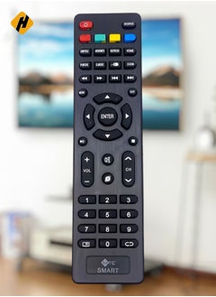 HuHa MTC DANSAT 2018 Asianet HD set top box, Suitable for your TV Remote Controller (Black)  - Image 1