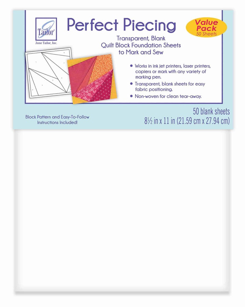 June Tailor Perfect Piecing - 50-sheet Value Pack