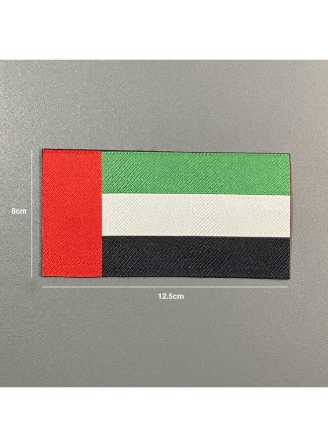 رقع علم الإمارات قابلة للكي والخياطة، مع فيلم شفاف للكي - Image 1