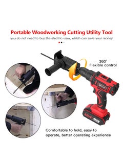 uptodateproducts uptodateproducts Electric Saws Accessory Reciprocating Saw Drill Electric Saw Power Tool Wood Cutter Machine Attachment Adapter  - Image 4