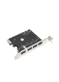 Generic PCI Express Card 4 Port USB 3.0 with 5V 4-Pin Power Connector up to 5 Gbps Speed  - Image 2