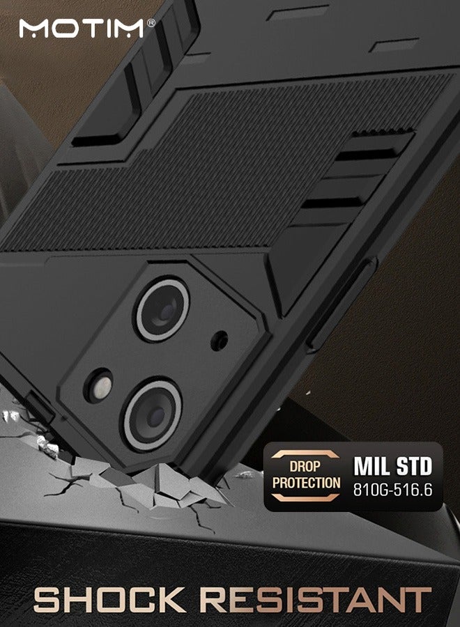 Motim iPhone 14/14 Plus Armor Case with Invisible Kickstand, MLT Grade Heavy Duty Protective MagSafe Cover, Anti-Drop Protective Case - Image 4