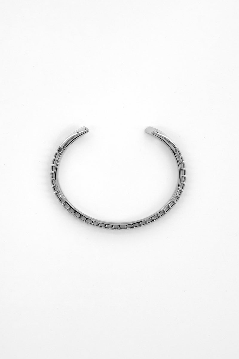 McLaren Men Carbon Stainless Steel Bracelet, Silver - Image 4