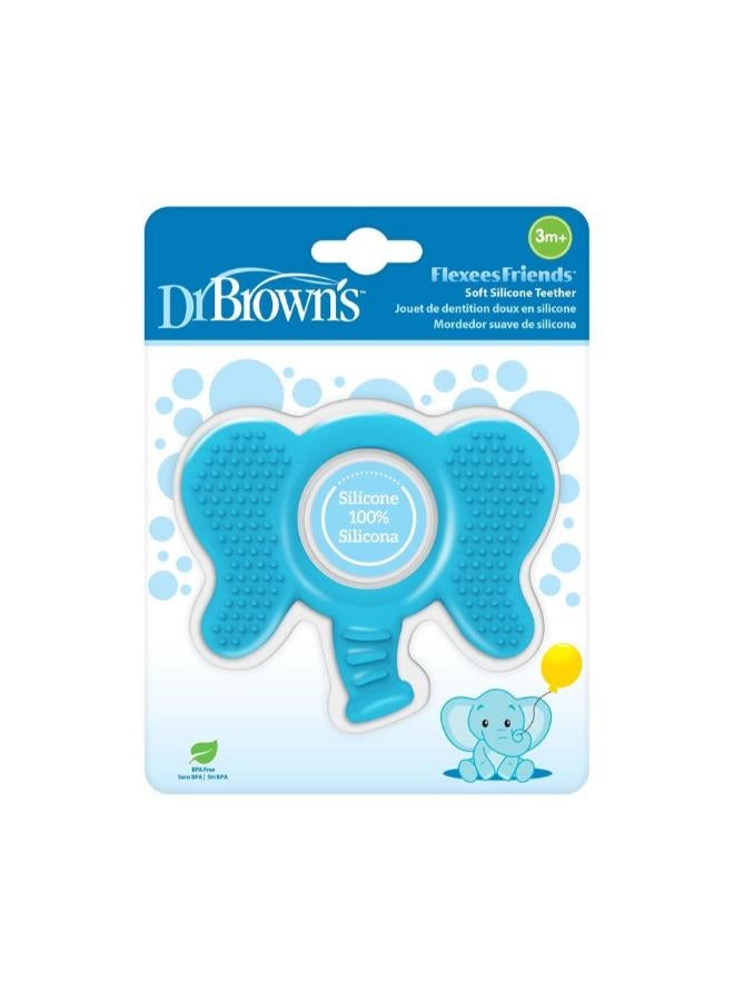 Dr Browns Flexees Friends Elephant Teether | Blue