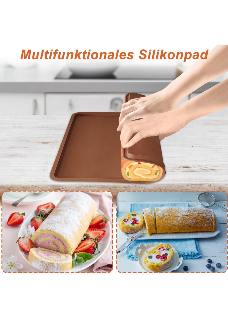 4 Pcs Silicone Dehydrator Sheets with Edge for 14" x 14" Trays, Non-stick Silicone Tray Liner for Excalibur Dehydrator, Reusable Dehydrator Mats Square Dryer for Jerky, Fruit, Meat, Herbs, Crackers