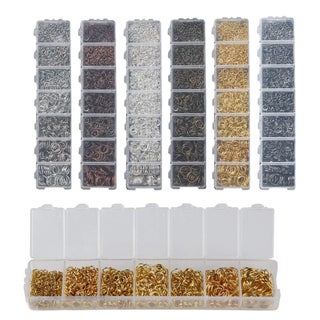 DIY Crafts Pack of 1 Box, Silver, 1450Pcs/lot 3 4 5 6 7 8 10mm Gold Silver Color Open Jump Rings Split Rings Link Loop for DIY Jewelry Ma(Pack of 1 Box, Silver) - pzsku/ZD249043F8438FED31C50Z/45/_/1742289309/31ffd3cd-bb9d-4866-ae2c-be1749256019