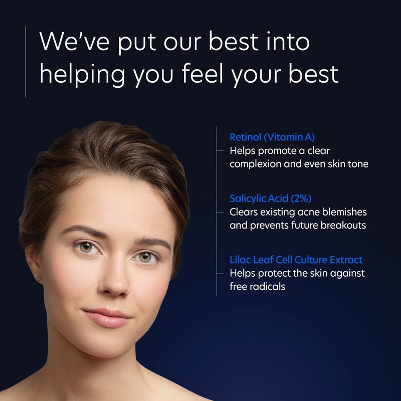 PCA SKIN Intensive Clarity Treatment - 0.5% Pure Vitamin A Retinol & 2% Salicylic Acid Face Serum for Acne-Prone Skin (1 oz) - Image 3