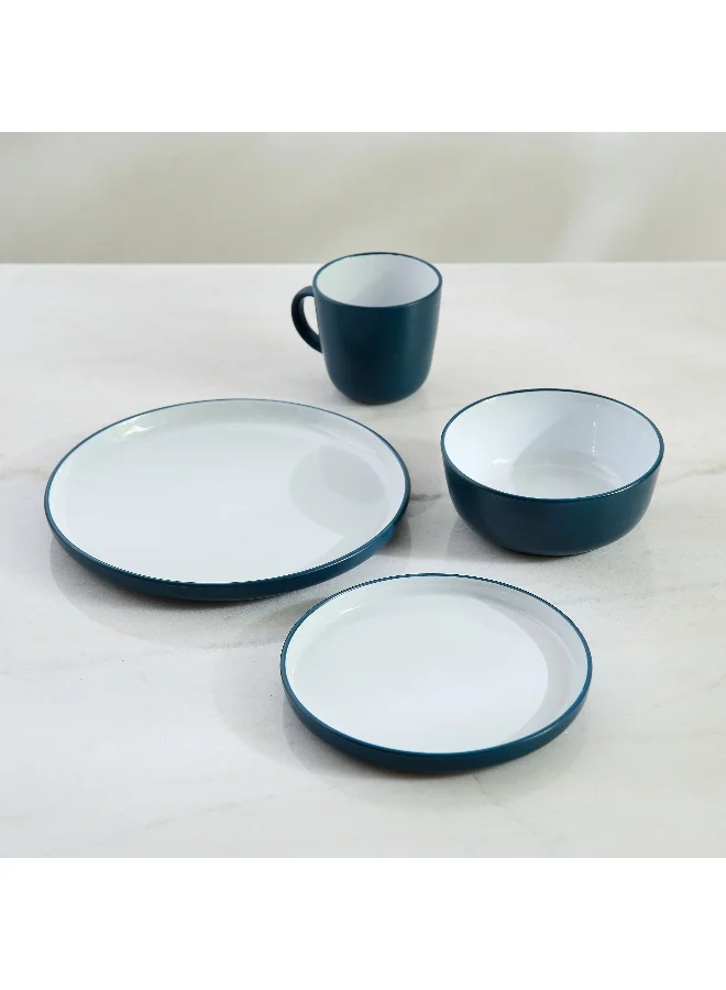 Home Box Eleganza 16-Piece Stoneware Dinner Set