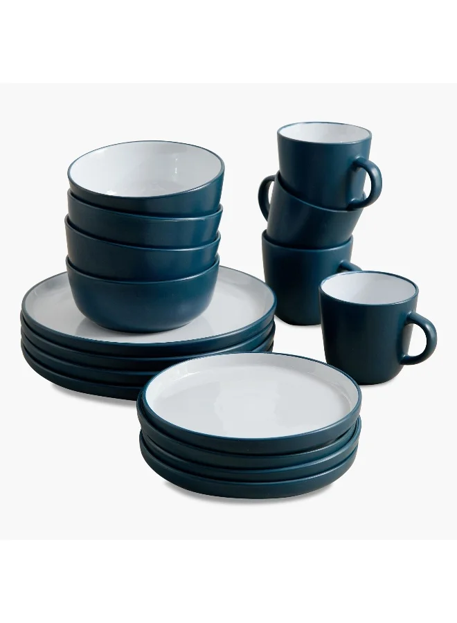 Home Box Eleganza 16-Piece Stoneware Dinner Set