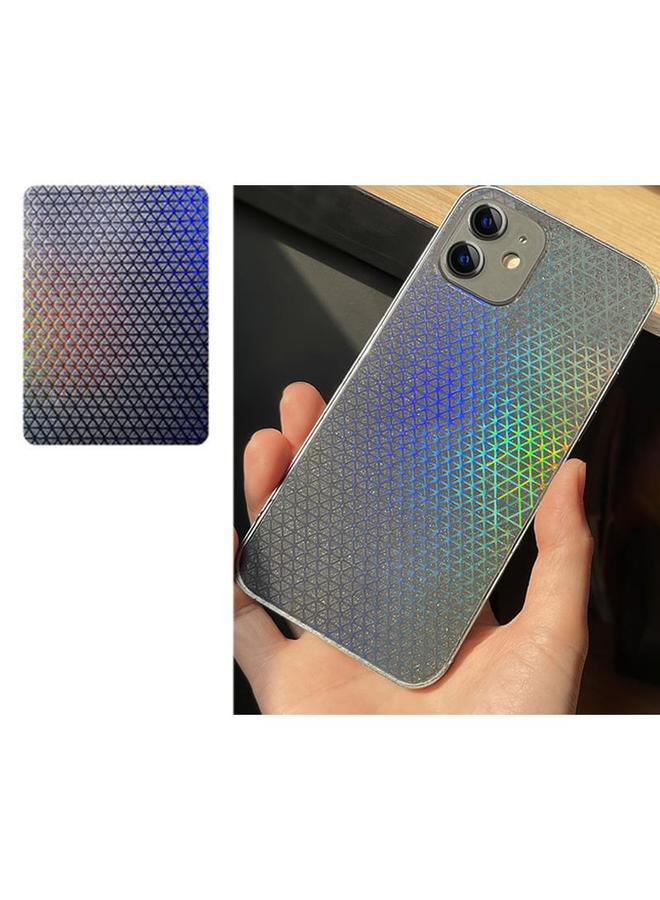 S-TOP Case For iPhone 13 mini Colorful Transparent Sticker Phone Back Film with Side Film - Image 2
