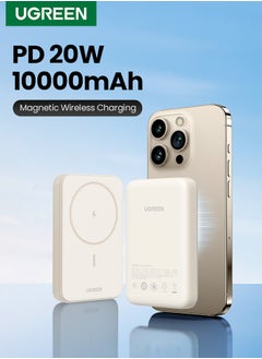 10000 mAh 10000mAh Wireless Power Bank Magnetic MagSafe Wireless Portable Charger Fast Charging Charger PD 20W Wired Charging iPhone MagSafe Charger Battery Pack For iPhone 16 Series Apple Watch S10
