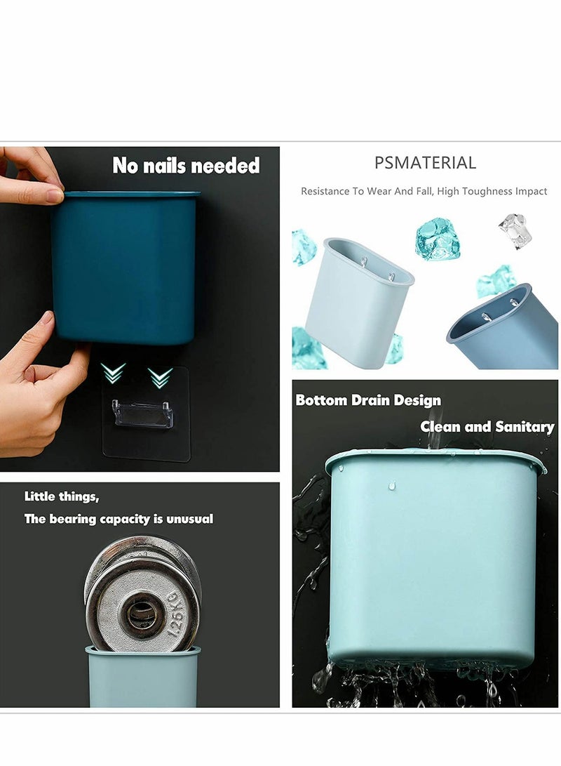 KASTWAVE حامل فرشاة الأسنان، حامل فرشاة الأسنان للتثبيت على الحائط للحمام - حامل فرشاة الأسنان اللاصق المثبت على الحائط لفرشاة الأسنان الكهربائية، معجون الأسنان، ماكينة الحلاقة - Image 5