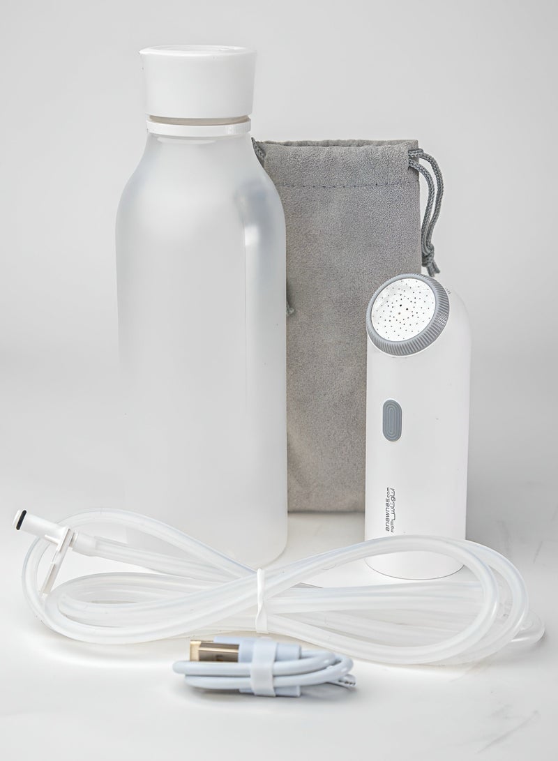 HOMESTAR Ultra-Portable High pressure X2 Electric Travel Shattaf (Bidet): USB Rechargeable, 4 Spray Modes - Perfect for Camping, Desert Trips, Airplanes, Trains & Personal Hygiene [High version, Extra attachment one year warranty] - Image 2