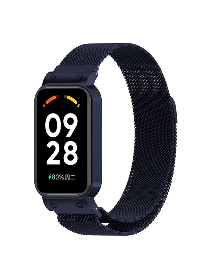 Replacement Strap For Redmi Band 2 2 in 1 Milan Metal Watch Band Ink Blue