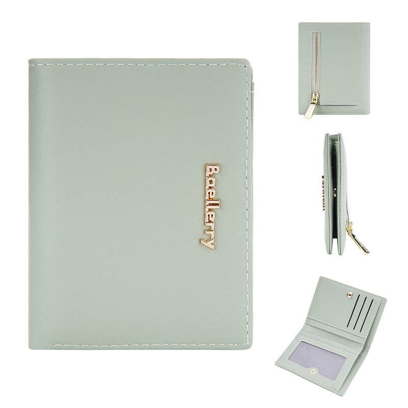 Baellerry new ladies short wallet Korean solid color multi-card zipper coin purse card bag women''s wholesale - Image 1