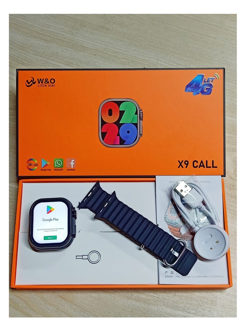 W&O W&O Little Star X9 Call 4G Android Smart Watch Black - Image 2