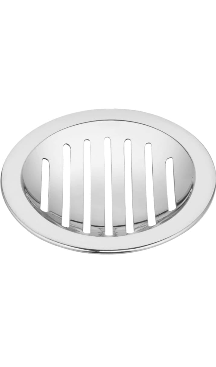 UNIKITCH ACCESSORIES UNIKITCH Classic Round Floor Drain Premium Stainless Steel Floor DrainJali 4 Inches2 Pc Pack - Image 1