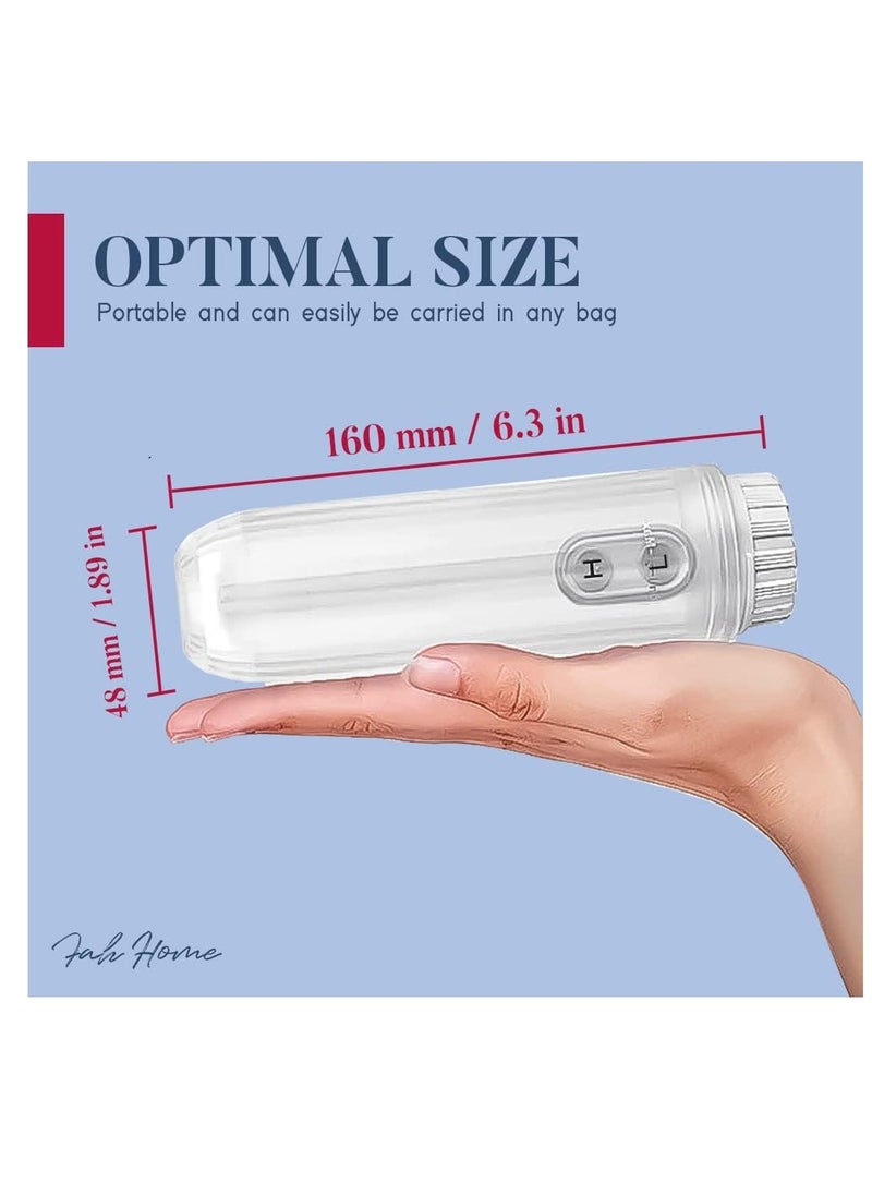 Fah Home - Handheld Electric Portable Travel Bidet Spray Bottle Shattaf Electric Mini Bidet Sprayer Toilet Hygiene for Personal Hygiene Cleaning Waterproof Electric Shattaf - Image 1