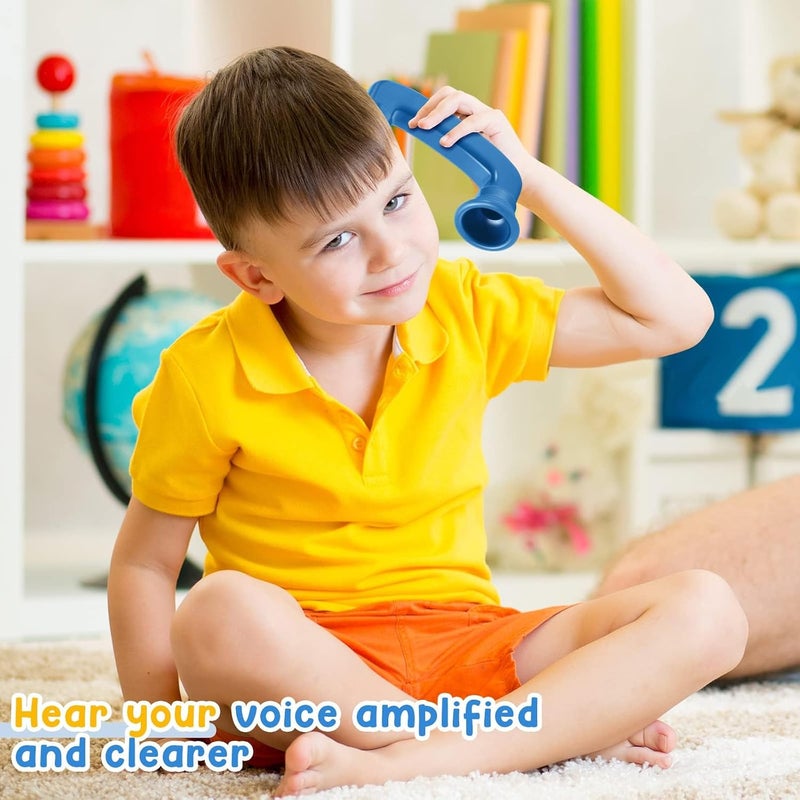 NALACAL Whisper Phones for Reading, Classroom Manipulative Phones, Auditory Feedback Phone Speech Therapy Toy Tool, Accelerate Reading Fluency, Comprehension and Pronunciation for Kids and Adults (4 Pcs) - Image 5