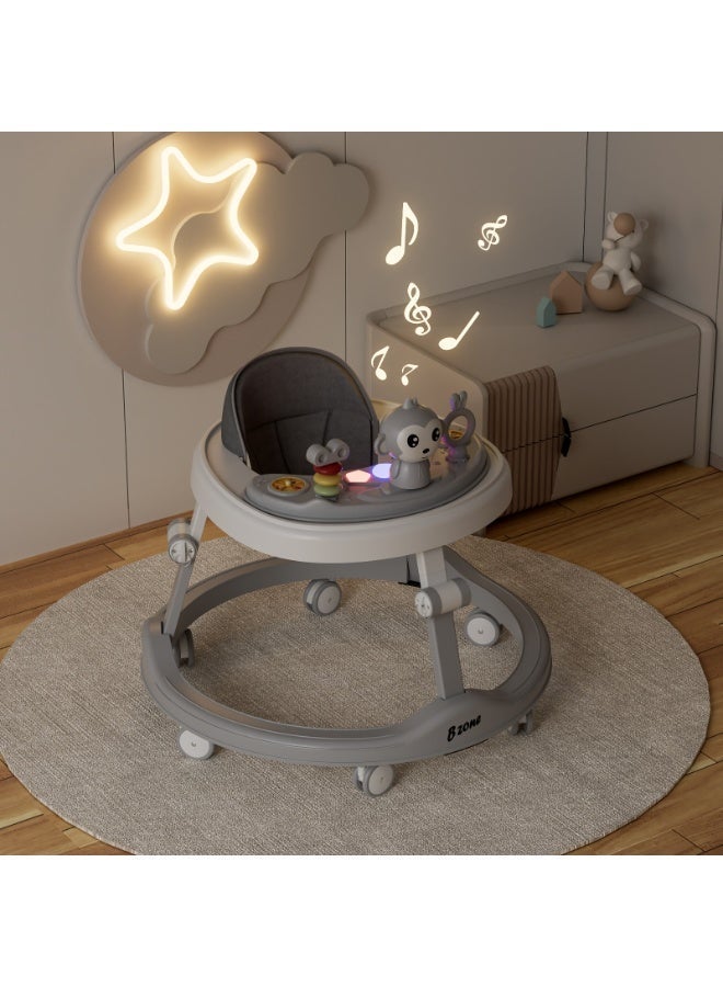 NZONE STORE Multifunctional Baby Walker with Interactive Toys, Lightweight Foldable Design & Wheels – 64 × 64 × 55 cm – Suitable for Babies 6–18 Months – 6 Pcs/Carton - Image 2