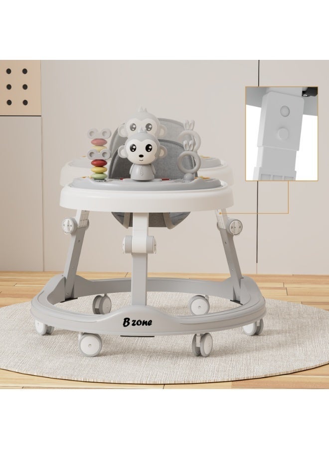 NZONE STORE Multifunctional Baby Walker with Interactive Toys, Lightweight Foldable Design & Wheels – 64 × 64 × 55 cm – Suitable for Babies 6–18 Months – 6 Pcs/Carton - Image 4