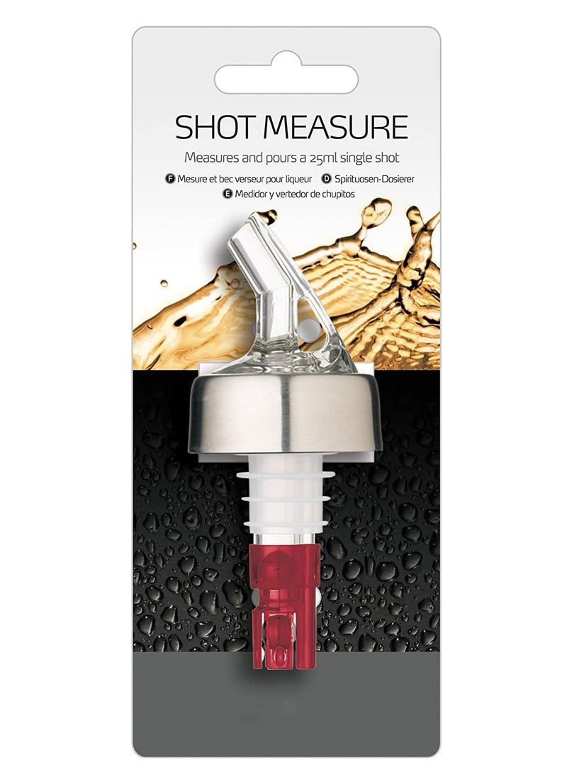 KitchenCraft Bottle Pourer with 25ml Measuring Capacity – Size: 9.5 x 3.5 cm  - Image 2