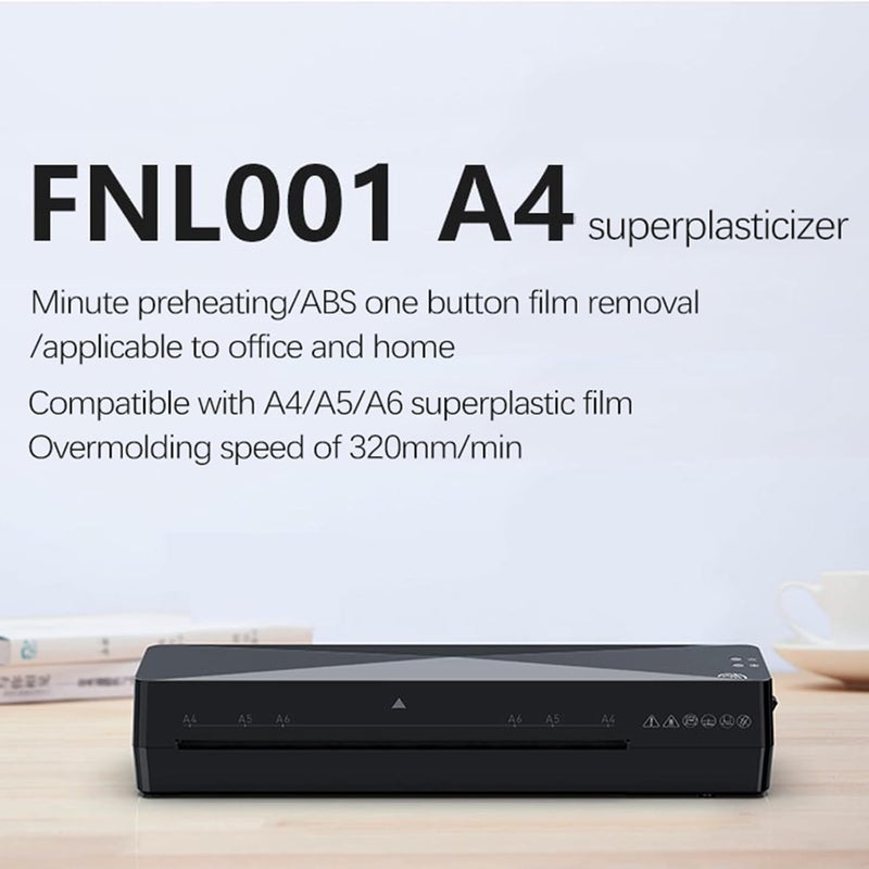 SKY-TOUCH Laminating Machine,Desktop Portable A4 Laminator,With Hot And Cold Settings,Quick Warm-Up And No Bubbles With A4/A5/A6-15 Laminator Pouches,For Home Office, School,332*91*66Mm - Image 4