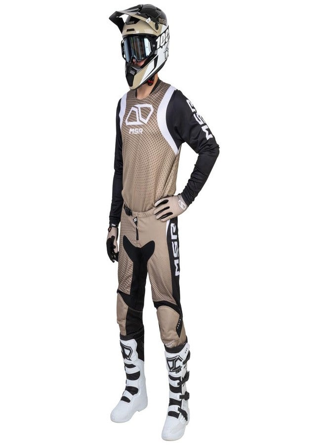 MSR Axxis Range Dirt Bike, Motocross Jersey Small Tan - Image 2