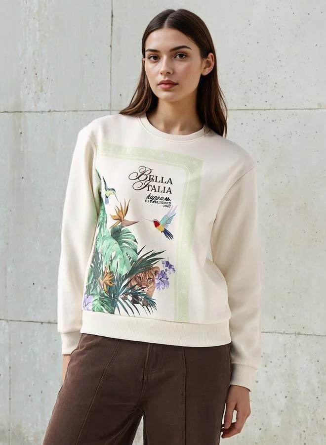 Kappa Kappa Women Tropical Print Sweatshirt